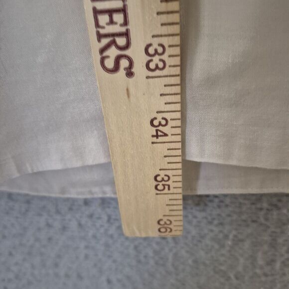 FLOREAT ANTHROPOLOGIE Women's Khaki Orange Embroidered Short Shift Dress L - Picture 11 of 11